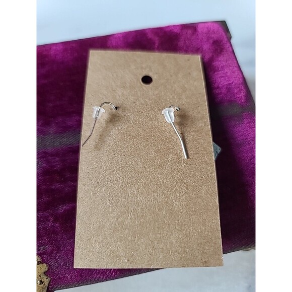 Polymer Clay Floral Dangling Earrings New - Picture 10 of 10